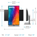BenQ PD2725U 27" 4K UHD Display P3 Thunderbolt 3 Profesyonel Monitör