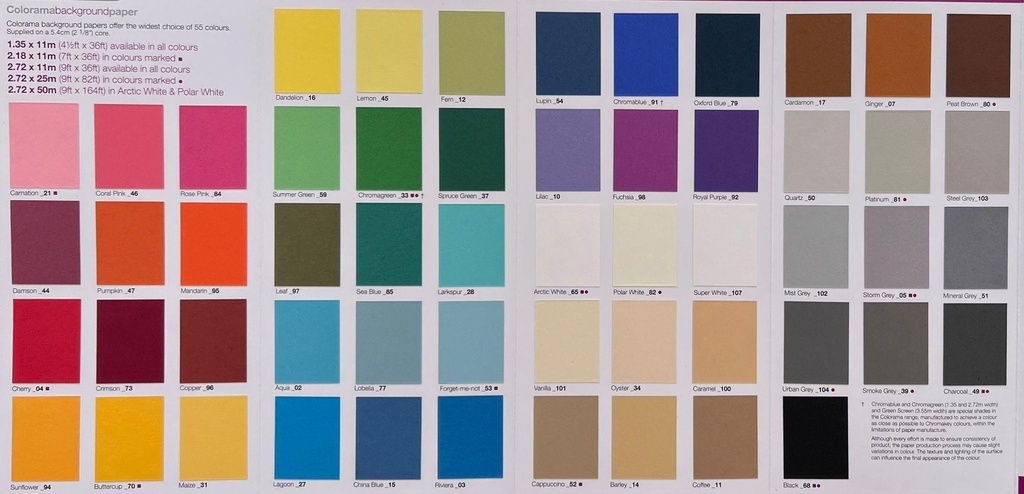 Colorama 272x11 Oyster Karton Fon