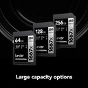 LEXAR 64GB Professional 1667x SDXC UHS-II Hafıza Kartı (V60, U3)