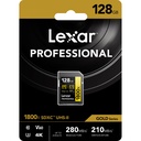 LEXAR 128GB Professional 1800x SDXC UHS-II Hafıza Kartı (V60, U3)