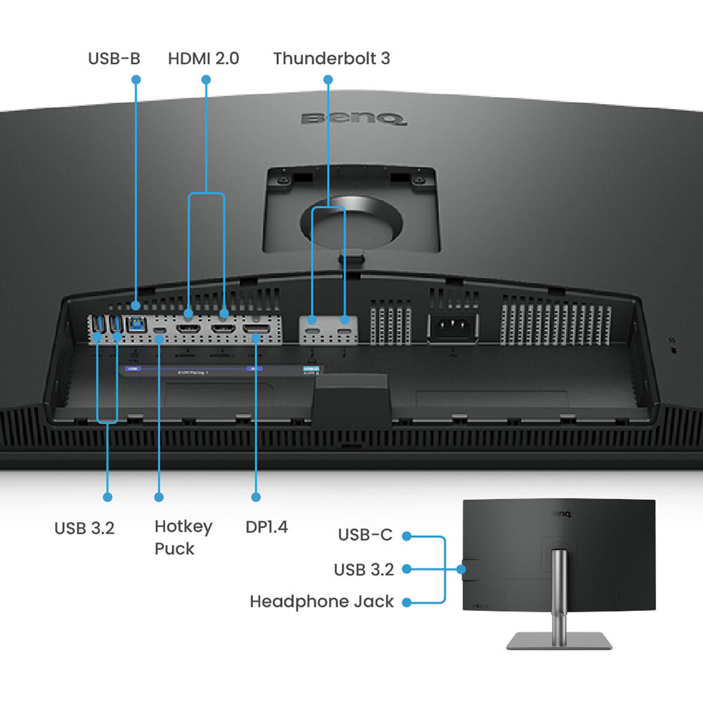 BenQ PD3225U｜32" 4K UHD P3 Thunderbolt 3 Monitör Mac Kullanıcıları İçin