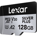 LEXAR 128GB SILVER Plus microSDXC Hafıza Kartı (UHS-I, V30)