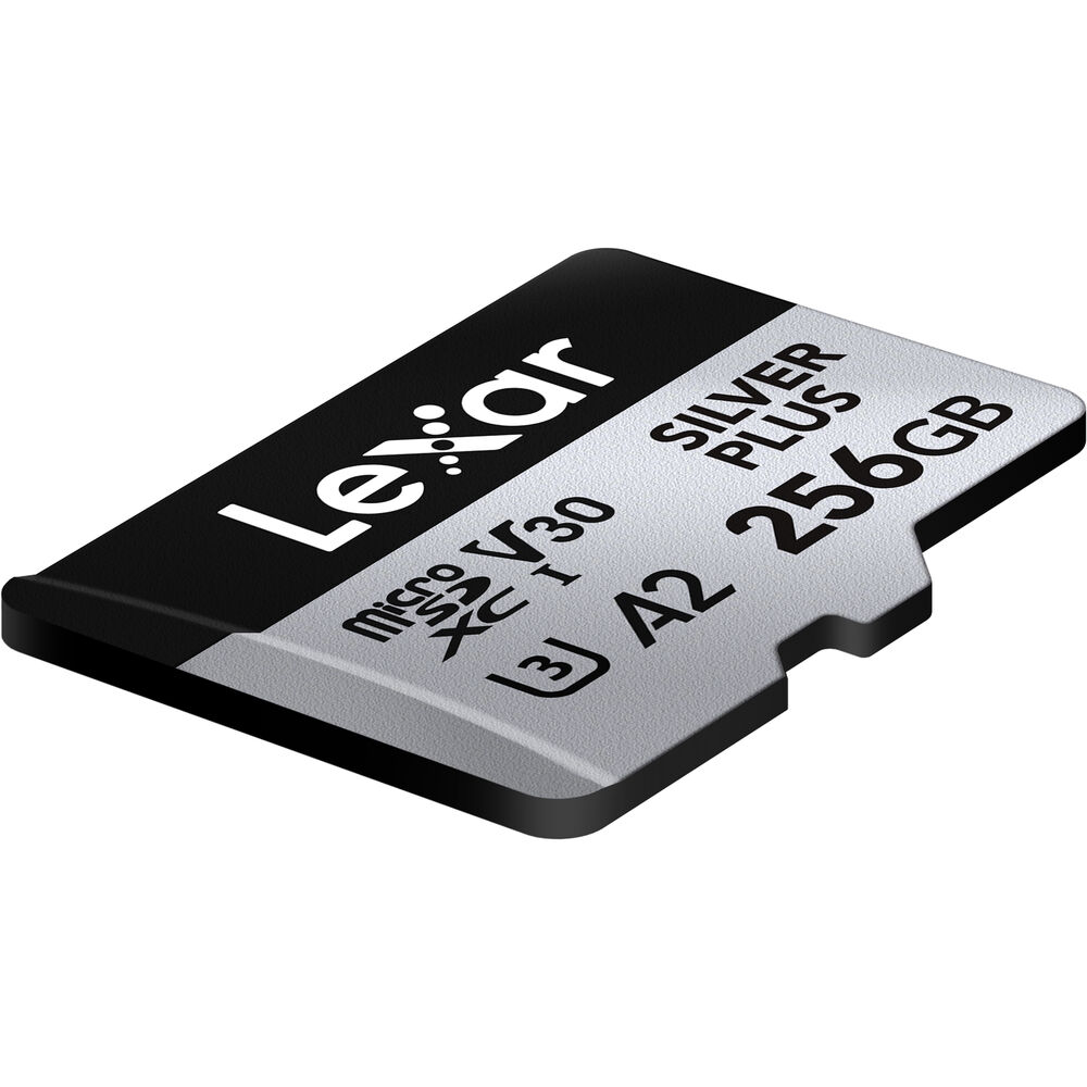 LEXAR 256GB SILVER Plus microSDXC Hafıza Kartı (UHS-I, V30)