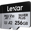 LEXAR 256GB SILVER Plus microSDXC Hafıza Kartı (UHS-I, V30)