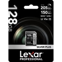 LEXAR 128GB SILVER Plus SDXC Hafıza Kartı (UHS-I, V30)