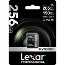 LEXAR 256GB SILVER Plus SDXC Hafıza Kartı (UHS-I, V30)