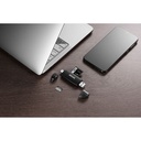 LEXAR USB-A ve USB-C Çift Yuvalı Kart Okuyucu (SD ve microSD Uyumlu)