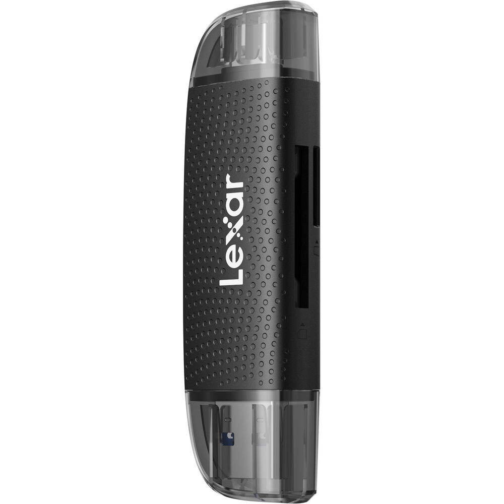 LEXAR USB-A ve USB-C Çift Yuvalı Kart Okuyucu (SD ve microSD Uyumlu)