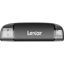 LEXAR USB-A ve USB-C Çift Yuvalı Kart Okuyucu (SD ve microSD Uyumlu)