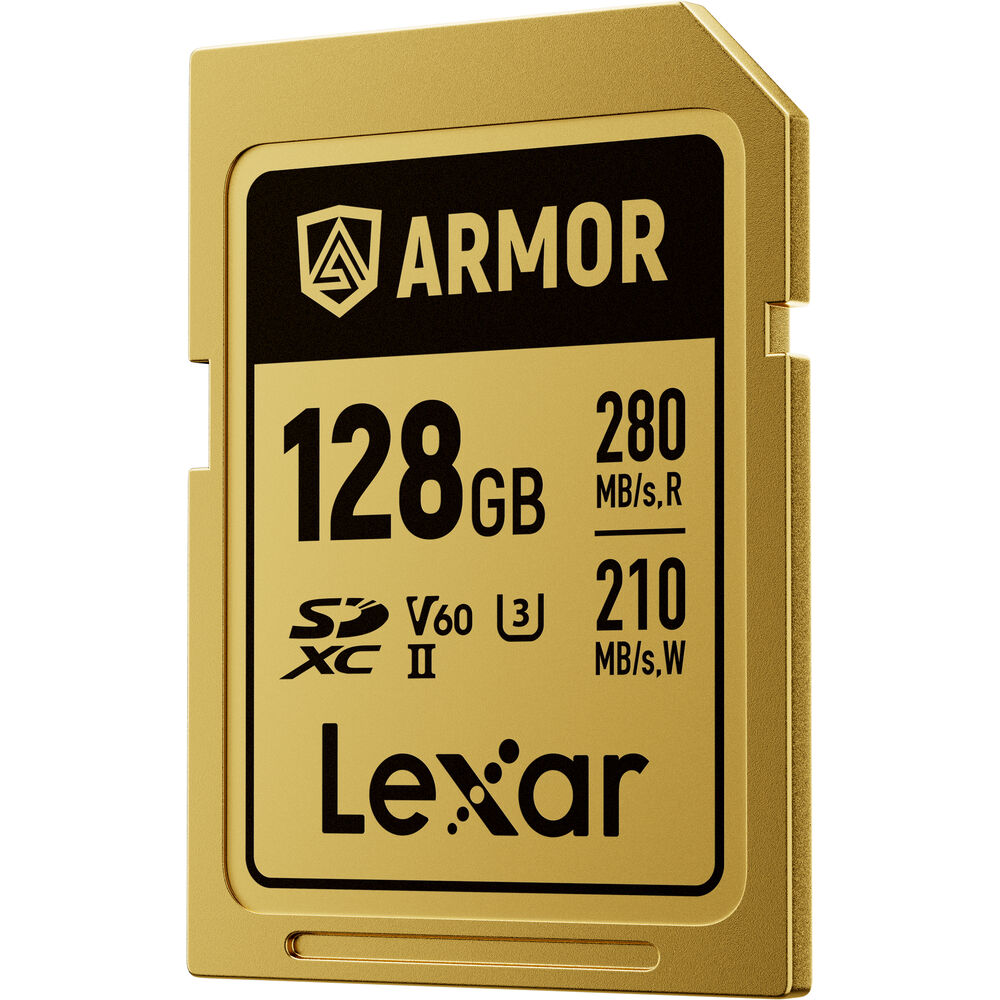 LEXAR 128GB ARMOR GOLD SDXC Hafıza Kartı (V60)