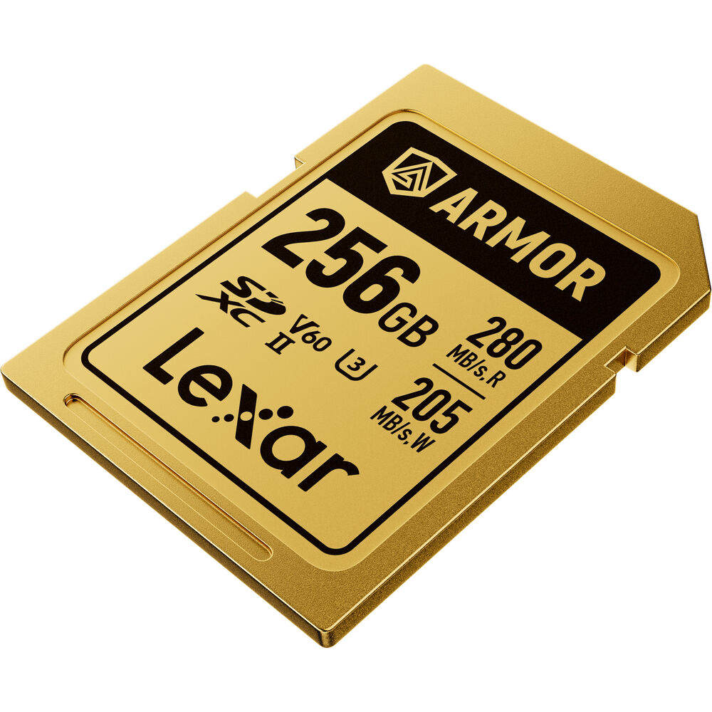 LEXAR 256GB ARMOR GOLD SDXC Hafıza Kartı (V60)