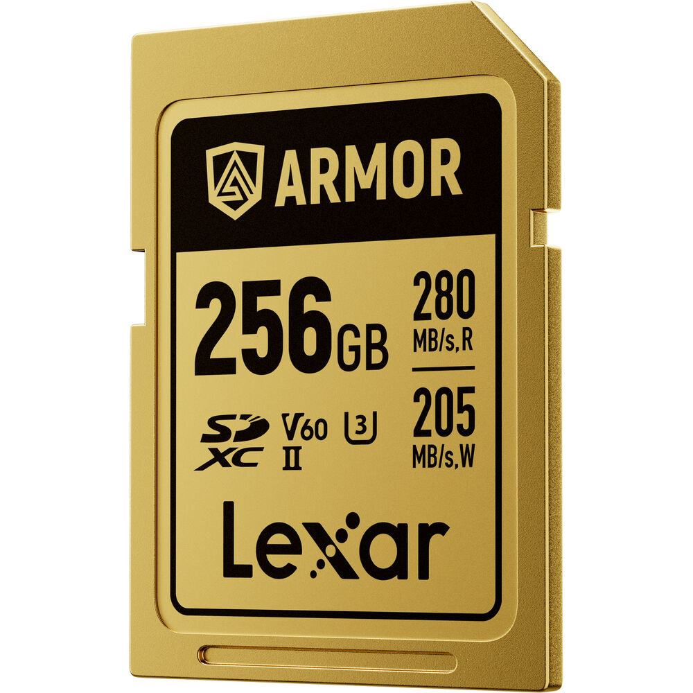 LEXAR 256GB ARMOR GOLD SDXC Hafıza Kartı (V60)