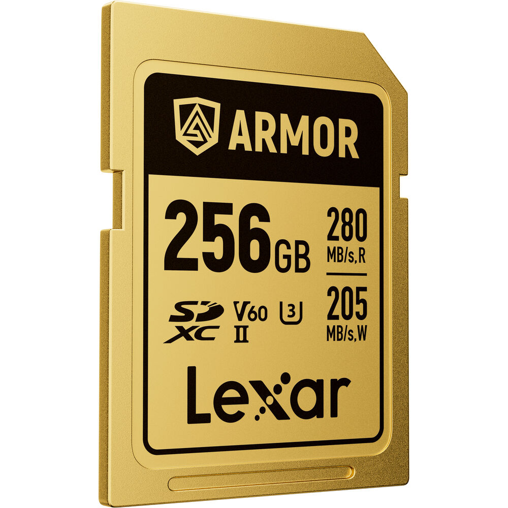 LEXAR 256GB ARMOR GOLD SDXC Hafıza Kartı (V60)