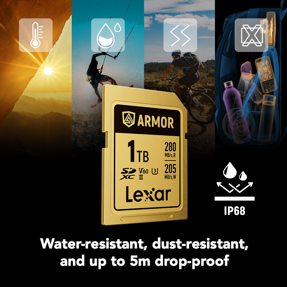 LEXAR 1TB ARMOR GOLD SDXC Hafıza Kartı (V60)