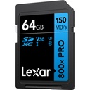 LEXAR 64GB SDXC Hafıza Kartı (V30)