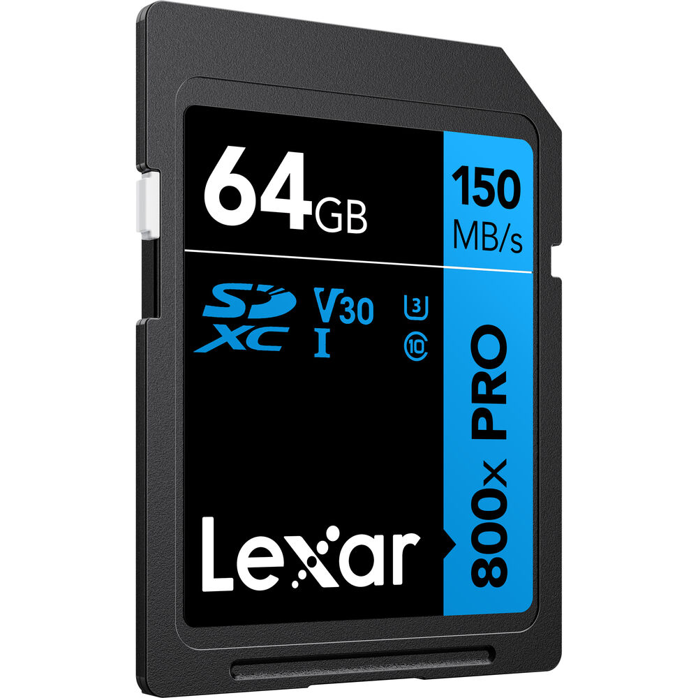 LEXAR 64GB SDXC Hafıza Kartı (V30)