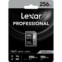 LEXAR 256GB Professional 1667x SDXC UHS-II Hafıza Kartı (V60)