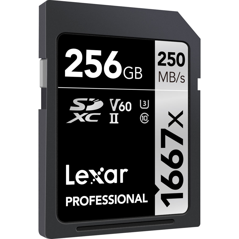 LEXAR 256GB Professional 1667x SDXC UHS-II Hafıza Kartı (V60)