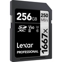 LEXAR 256GB Professional 1667x SDXC UHS-II Hafıza Kartı (V60)