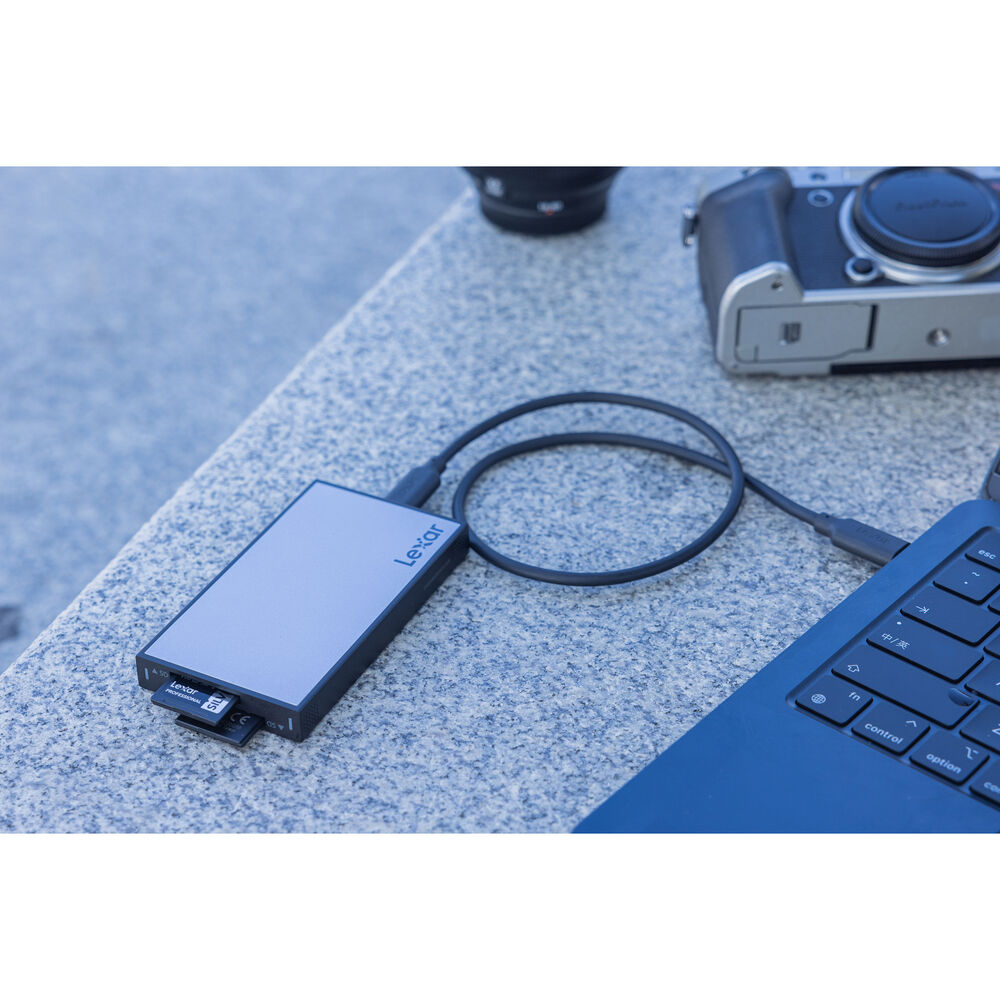LEXAR Professional Workflow SD UHS-II Kart Okuyucu (Çift Yuvalı, USB-C)