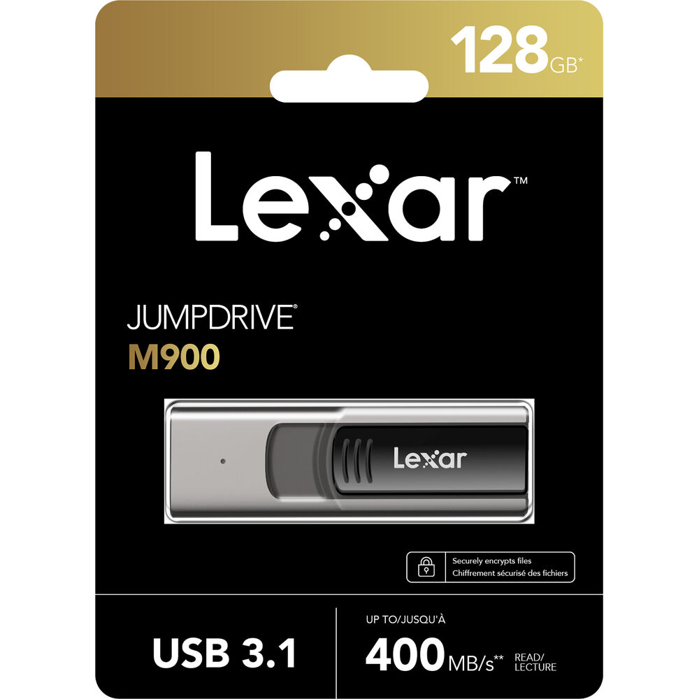 LEXAR 128GB JumpDrive M900 USB 3.1 Flash Bellek