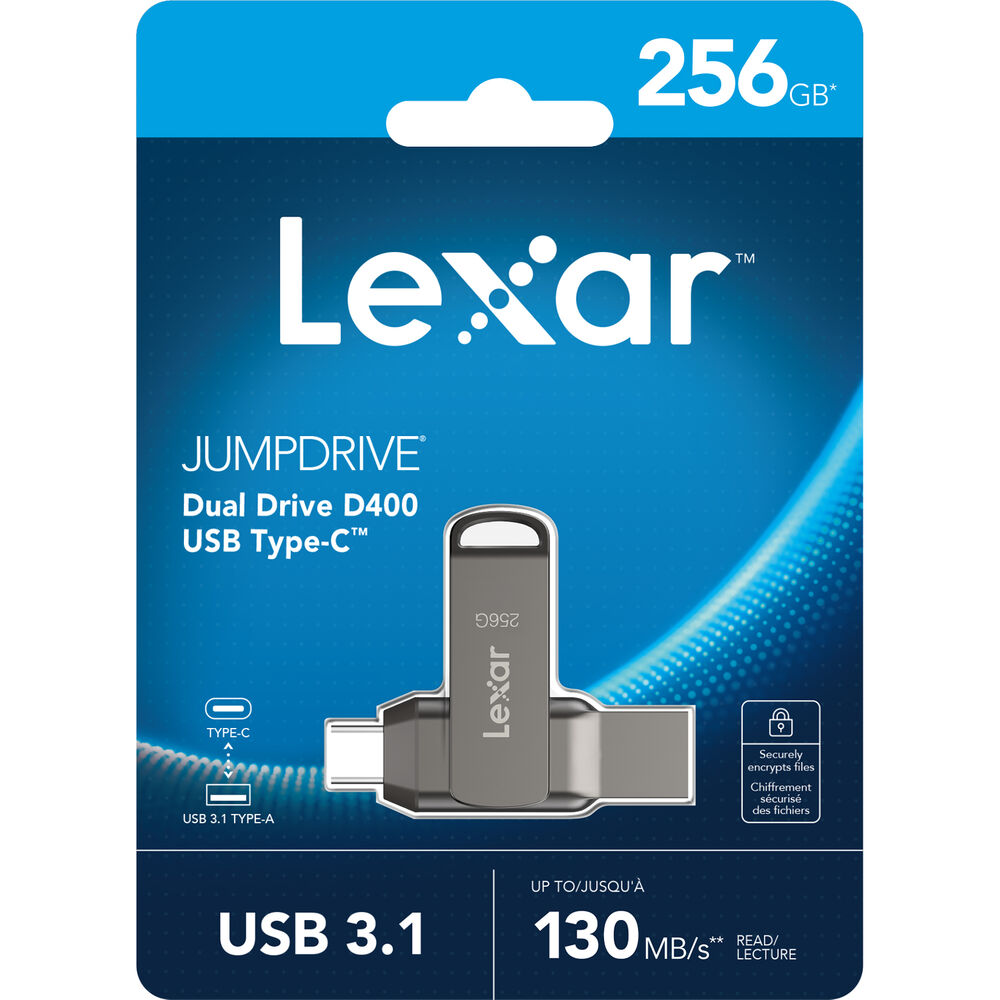 LEXAR 256GB Dual USB-C & USB-A Flash Bellek