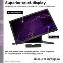 Wacom Cintiq Pro Grafik Tablet 27 INCH-Stand (DTH271K0B-ST)