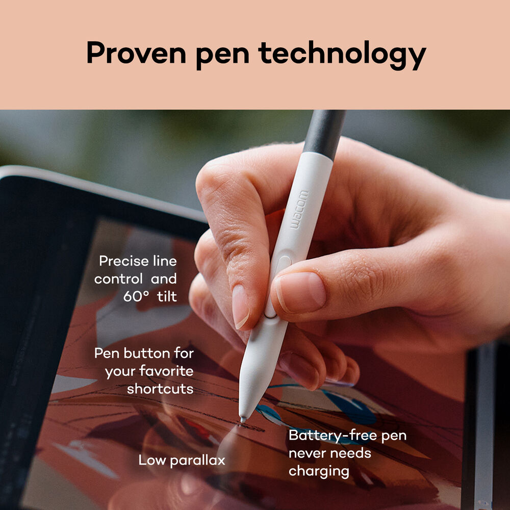Wacom ONE Pen Display Grafik Tablet 14.0 (DTC141W0)