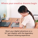 Wacom ONE Pen Display Grafik Tablet 14.0 (DTC141W0)