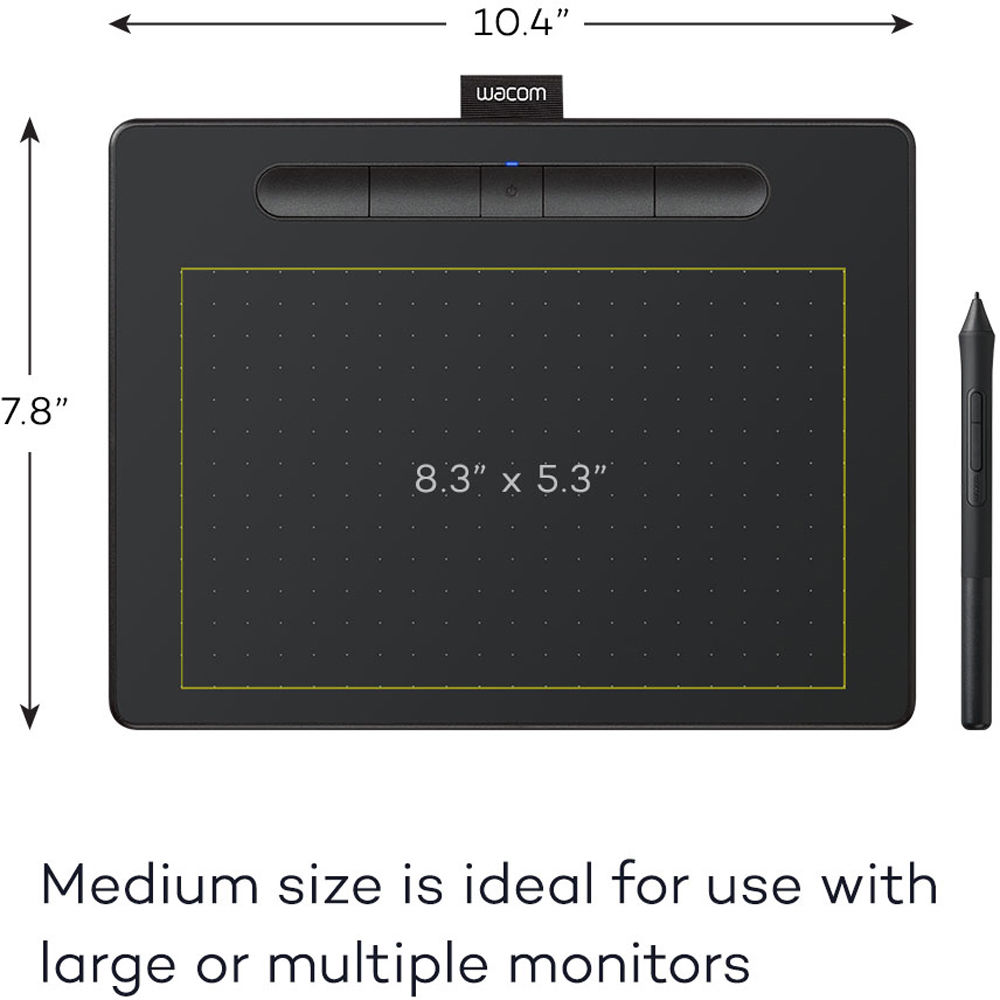 Wacom Intuos Grafik Tablet MEDIUM CTL-6100K-A