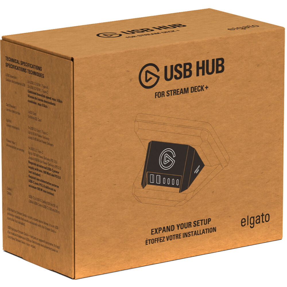 Elgato 10GBN9901 USB Hub Stream Deck+ için (Çoklu Bağlantı Adaptörü)