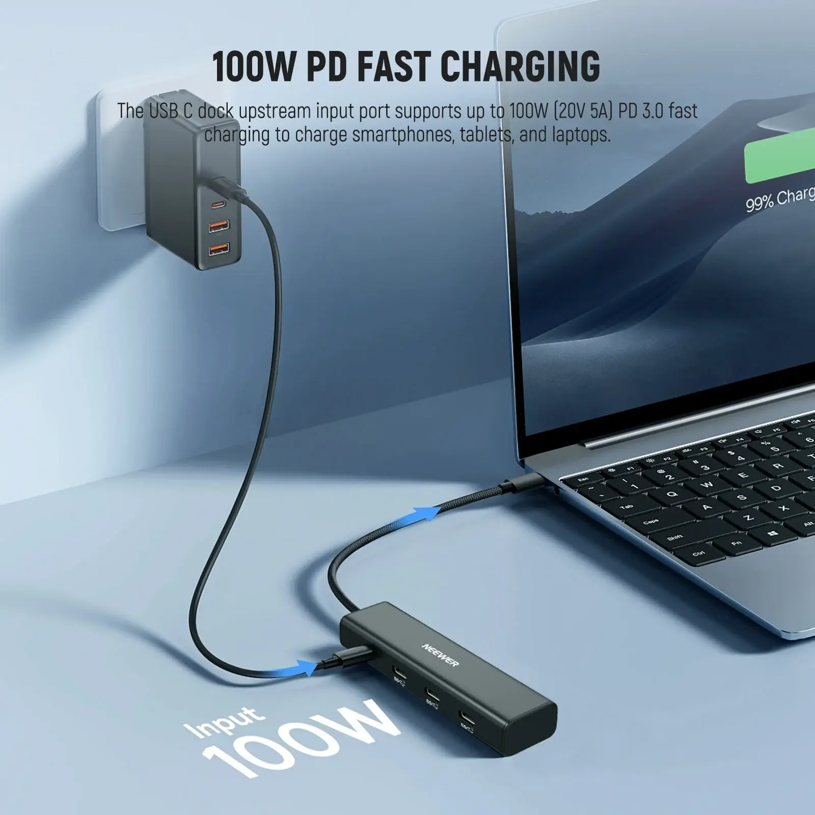 NEEWER PS020E USB-C Hub 4-in-1 10Gbps