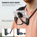 NEEWER GP-16 Manyetik Telefon ve Aksiyon Kamerası Boyun Askısı (Neck Mount Holder)