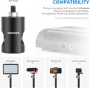 NEEWER ST12 Hızlı Adaptör Dönüştürücü - Işık Standı Uç Adaptörü (2\'li Paket)