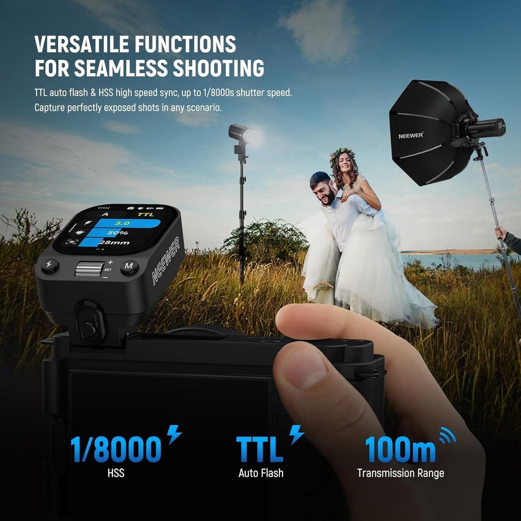 NEEWER QZ-S TTL Kablosuz Flaş Tetikleyici