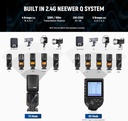 Neewer Z880-N TTL Nikon Uyumlu 76W Akülü Tepe Flaşı