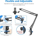 Neewer NW-700 Pro Condenser Microphone and Monitor Headphones 7-in-1 Kit