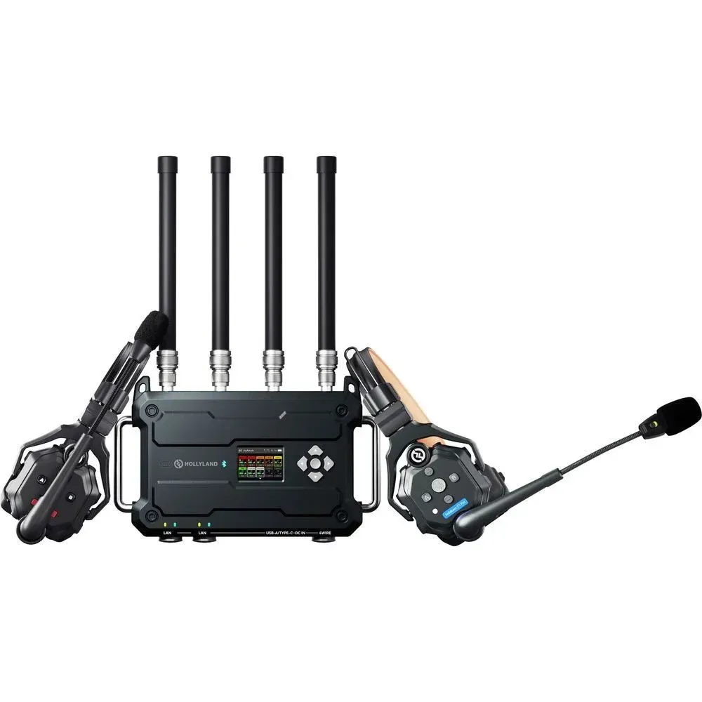 Hollyland Solidcom C1 Pro - Roaming Hub 10S 10-Person Noise Cancelling Headset Intercom
