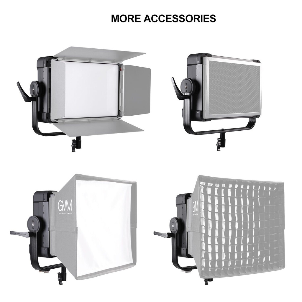 GVM YU300R 300W RGB LED Panel Işık (Hardcase)
