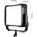 GVM YU200R 200W RGB LED Panel Işık (Hardcase)