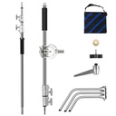 GVM C360 320cm C-Stand & Grip Arm Kit(225cm) (Çelik)