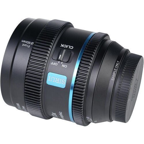 Sirui 20mm T1.8 1.33X S35 Auto-Focus Anamorfik Lens (X Mount, Mavi Flare)