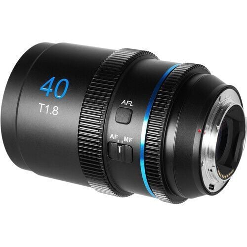 Sirui 40mm T1.8 1.33X S35 Auto-Focus Anamorfik Lens (E Mount, Mavi Flare)