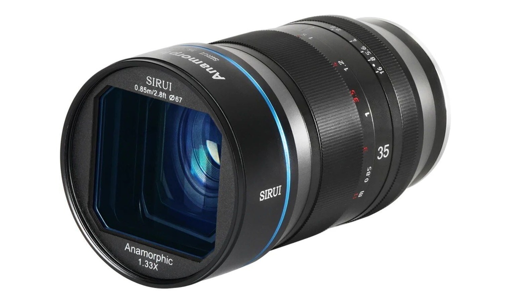 Sirui 35mm F1.8 1.33x APS‑C Anamorfik Lens (MFT Mount) – Profesyonel Sinema Lens