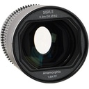 Sirui Saturn 75mm T2.9 1.6x Full-Frame Karbon Fiber Anamorfik Lens (E Mount, Mavi Flare)