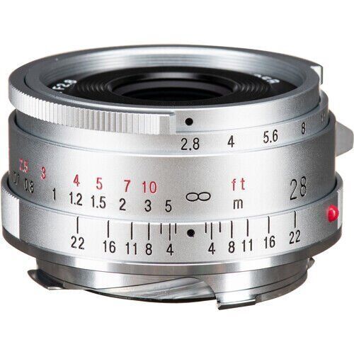 Voigtländer Color-Skopar 28mm F2.8 Aspherical Type II Leica M Mount Lens (Gümüş)