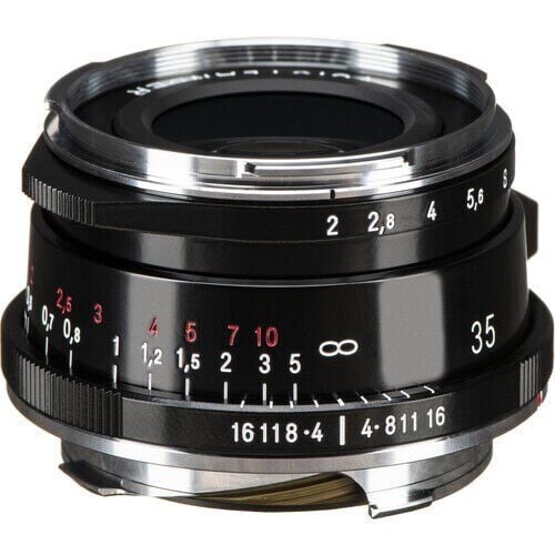 Voigtlander Ultron Vintage 35mm F2.0 Aspherical Type II VM Leica M Mount Lens (Siyah)
