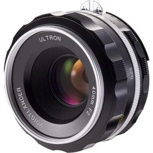 Voigtländer Ultron 40mm F2.0 Aspherical SLIIs AIS Nikon F Mount (Gümüş)