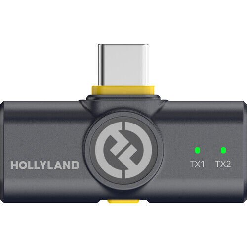Hollyland LARK M2 DUO USB‑C Mobil Kablosuz Yaka Mikrofon Seti