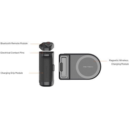 PGYTECH MagCam Phone Grip (Classic Black) | Manyetik Telefon Grip